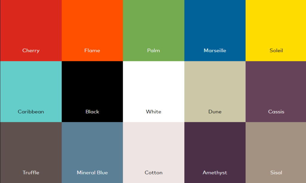 Le Creuset Colors Chart